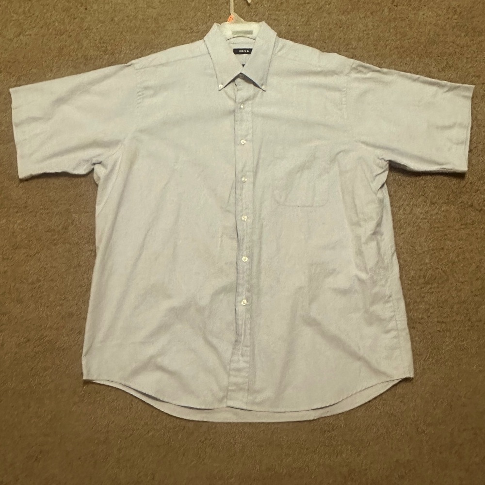 Izod button down shirt light blue